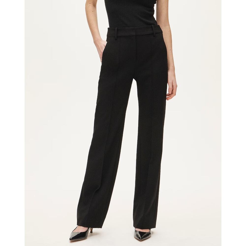 NWT J. Crew Natalia Pants Four Season Stretch Black Carrer Womens Size 0 Petite